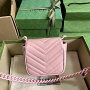 	 Bagsaaa Gucci Marmont Mini Pink Bag - 12.5x12x7cm - 5