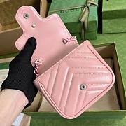 	 Bagsaaa Gucci Marmont Mini Pink Bag - 12.5x12x7cm - 4