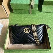 Bagsaaa Gucci GG Marmont Chain Shoulder Bag - 22x13x3.5cm - 2