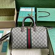 Bagsaaa Gucci Ophidia GG Ebony Top Handle Bag Brown - 20x31x16.5cm - 1