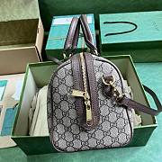 Bagsaaa Gucci Ophidia GG Ebony Top Handle Bag Brown - 20x31x16.5cm - 5