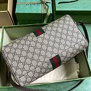 Bagsaaa Gucci Ophidia GG Ebony Top Handle Bag Brown - 20x31x16.5cm - 4