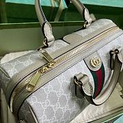 	 Bagsaaa Gucci Ophidia GG Ebony Top Handle Bag White - 20x31x16.5cm - 6