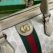 	 Bagsaaa Gucci Ophidia GG Ebony Top Handle Bag White - 20x31x16.5cm - 2