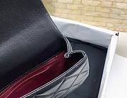 Bagsaaa Chanel Flap Bag Lambskin Black Leather - 21x12x7cm - 2