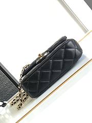 Bagsaaa Chanel 23K Black Bag With Heart Chain - 16x12.5x4.5cm - 4