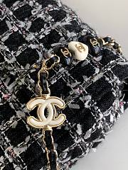 Bagsaaa Chanel 23K Crossbody & Shoulder Tweed Black Bag - 19cm - 4