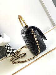 Bagsaaa Chanel 23B Vintage Top Handle Bag In Black - 4