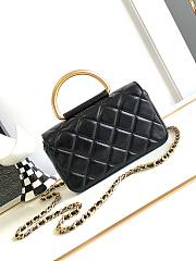 Bagsaaa Chanel 23B Vintage Top Handle Bag In Black - 3