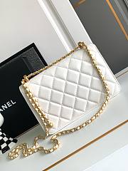 Bagsaaa Chanel WOC In White Lambskin Bag - 22cm - 4