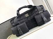 Bagsaaa Chanel Sport Line Double Pocket Duffle Bag Quilted Nylon Large  - 1