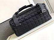Bagsaaa Chanel Sport Line Double Pocket Duffle Bag Quilted Nylon Large  - 6