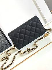 Bagsaaa Chanel WOC Flap Caviar Black Bag - 19cm - 4
