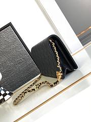Bagsaaa Chanel WOC Flap Caviar Black Bag With Star Chain - 3