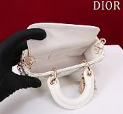 Bagsaaa Dior Lady D Joy Micro Pearl Bag - 16.5x6x10cm - 3