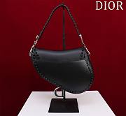 Bagsaaa Dior Saddle Studded In Black - 25.5x20x6.5cm - 6