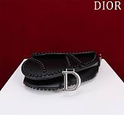 Bagsaaa Dior Saddle Studded In Black - 25.5x20x6.5cm - 5