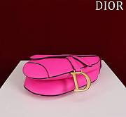 Bagsaaa Dior Saddle Medium Pink With Strap - 25.5x20x6.5cm - 6
