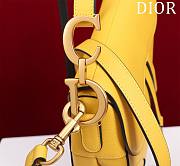 Bagsaaa Dior Saddle Medium Yellow With Strap - 25.5x20x6.5cm  - 2