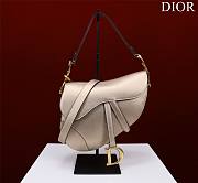 	 Bagsaaa Dior Saddle Medium Bronze With Strap - 25.5x20x6.5cm - 1