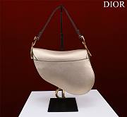 	 Bagsaaa Dior Saddle Medium Bronze With Strap - 25.5x20x6.5cm - 6