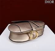 	 Bagsaaa Dior Saddle Medium Bronze With Strap - 25.5x20x6.5cm - 5