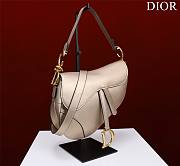 	 Bagsaaa Dior Saddle Medium Bronze With Strap - 25.5x20x6.5cm - 4