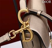 	 Bagsaaa Dior Saddle Medium Bronze With Strap - 25.5x20x6.5cm - 2