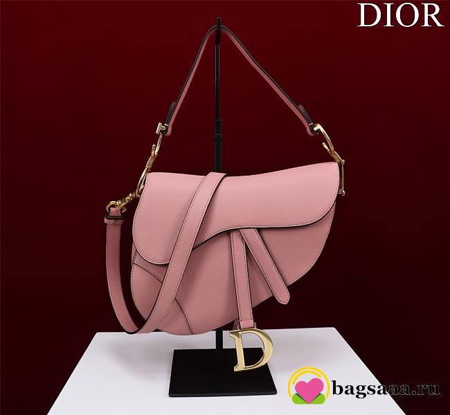 	 Bagsaaa Dior Saddle Medium Light With Strap - 25.5x20x6.5cm - 1