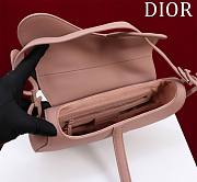	 Bagsaaa Dior Saddle Medium All Pink With Strap - 25.5x20x6.5cm - 2