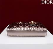 Bagsaaa Dior Lady D - Joy Diamond Bronze Bag - 26x13.5x5cm - 5