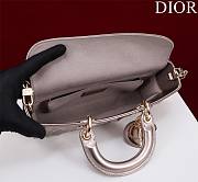 Bagsaaa Dior Lady D - Joy Diamond Bronze Bag - 26x13.5x5cm - 4