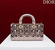 Bagsaaa Dior Lady D - Joy Diamond Bronze Bag - 26x13.5x5cm - 3