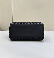 Bagsaaa Fendi Origami Medium Black interlaced leather bag that can be transformed - 2
