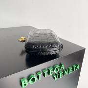 Bagsaa Bottega Veneta Knot Crocodile Black - 20x12x5.5cm - 2