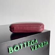	 Bagsaa Bottega Veneta Knot Crocodile Burgundy - 20x12x5.5cm - 3