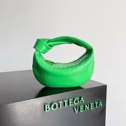Bagsaaa Bottega Veneta Small Jodie Crocodile Green Bag - 23x15x5cm - 1