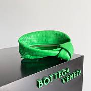 Bagsaaa Bottega Veneta Small Jodie Crocodile Green Bag - 23x15x5cm - 6