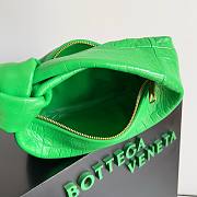 Bagsaaa Bottega Veneta Small Jodie Crocodile Green Bag - 23x15x5cm - 3