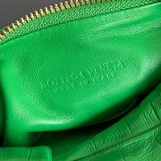 Bagsaaa Bottega Veneta Small Jodie Crocodile Green Bag - 23x15x5cm - 2