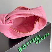 	 Bagsaaa Bottega Veneta Small Jodie Crocodile Pink Bag - 23x15x5cm - 3