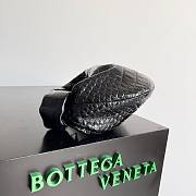 	 Bagsaaa Bottega Veneta Small Jodie Crocodile Black Bag - 23x15x5cm - 6