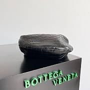 	 Bagsaaa Bottega Veneta Small Jodie Crocodile Black Bag - 23x15x5cm - 5