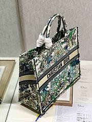 Bagsaaa Dior Large Book Tote Maria Grazia Chiuri Green - 42x35x18.5cm - 3