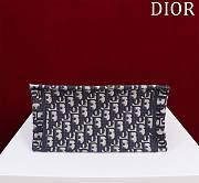 Bagsaaa Dior Small Book Tote Oblique Canvas Blue - 26x22x8cm - 5