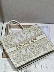 	 Bagsaaa Dior Large Book Tote Gold Tone Metallic - 42cm - 3