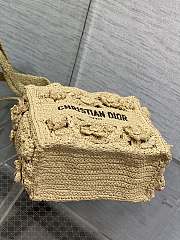 Bagsaaa Dior Small Book Tote Woven Grass - 26.5*14*21cm - 4
