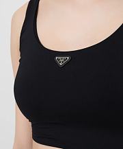 Bagsaaa Prada Black Stretch jersey top  - 3