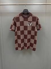 Bagsaaa Damier Graphic T-Shirt Brown - 1