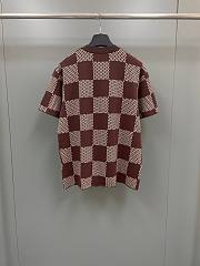 Bagsaaa Damier Graphic T-Shirt Brown - 6